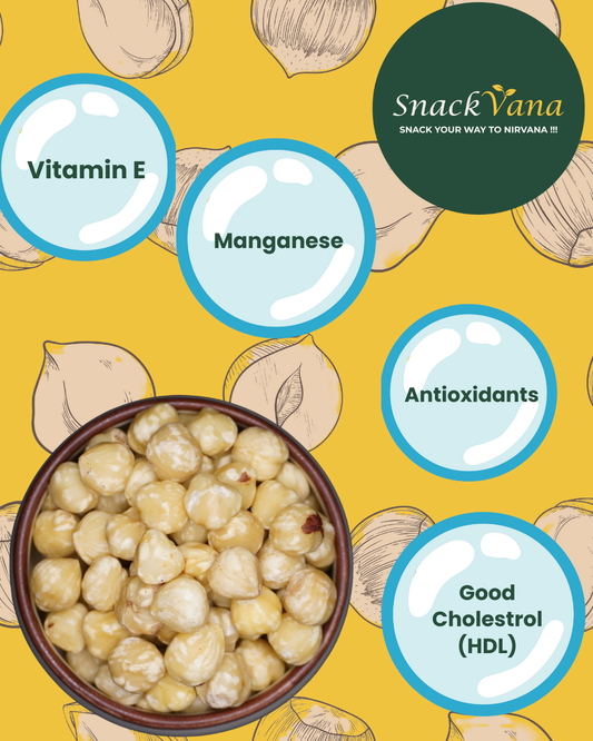 Heart-healthy hazelnuts rich in Vitamin E and fiber