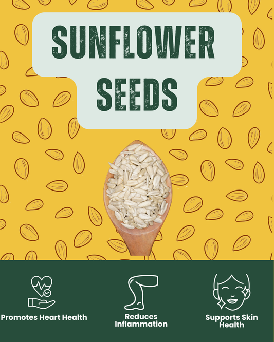 Premium raw sunflower seeds - naturally nutty and nutrient-dense