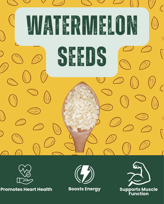 Crunchy watermelon seeds - energy-boosting superfood with minerals