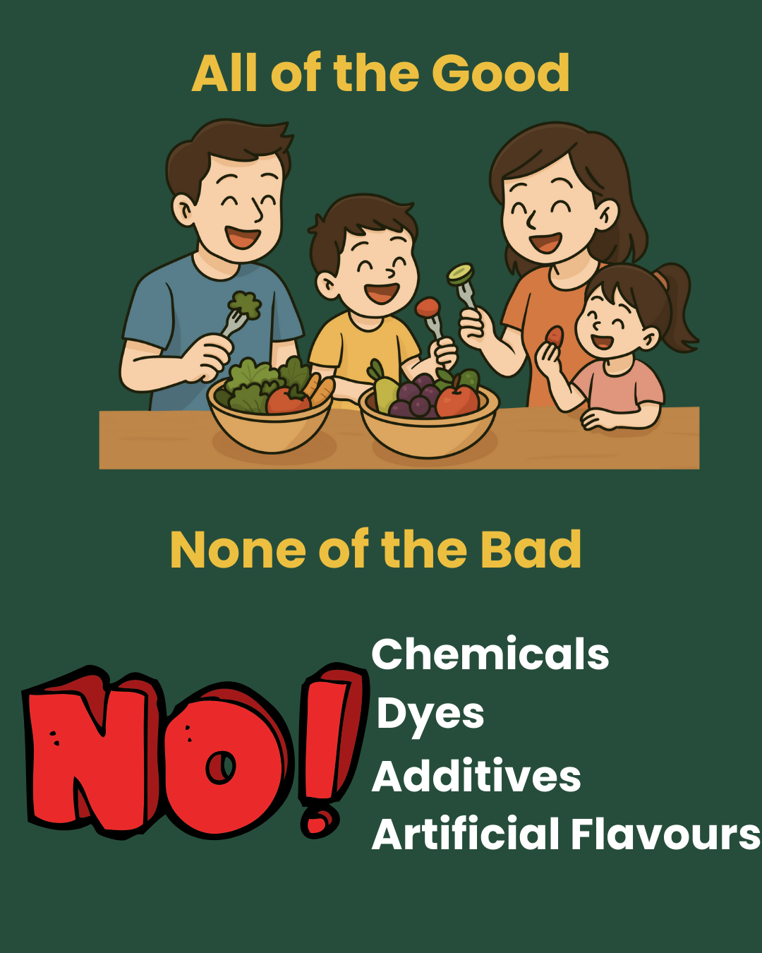 Premium Super Mix packaging - all of the good and none of the bad