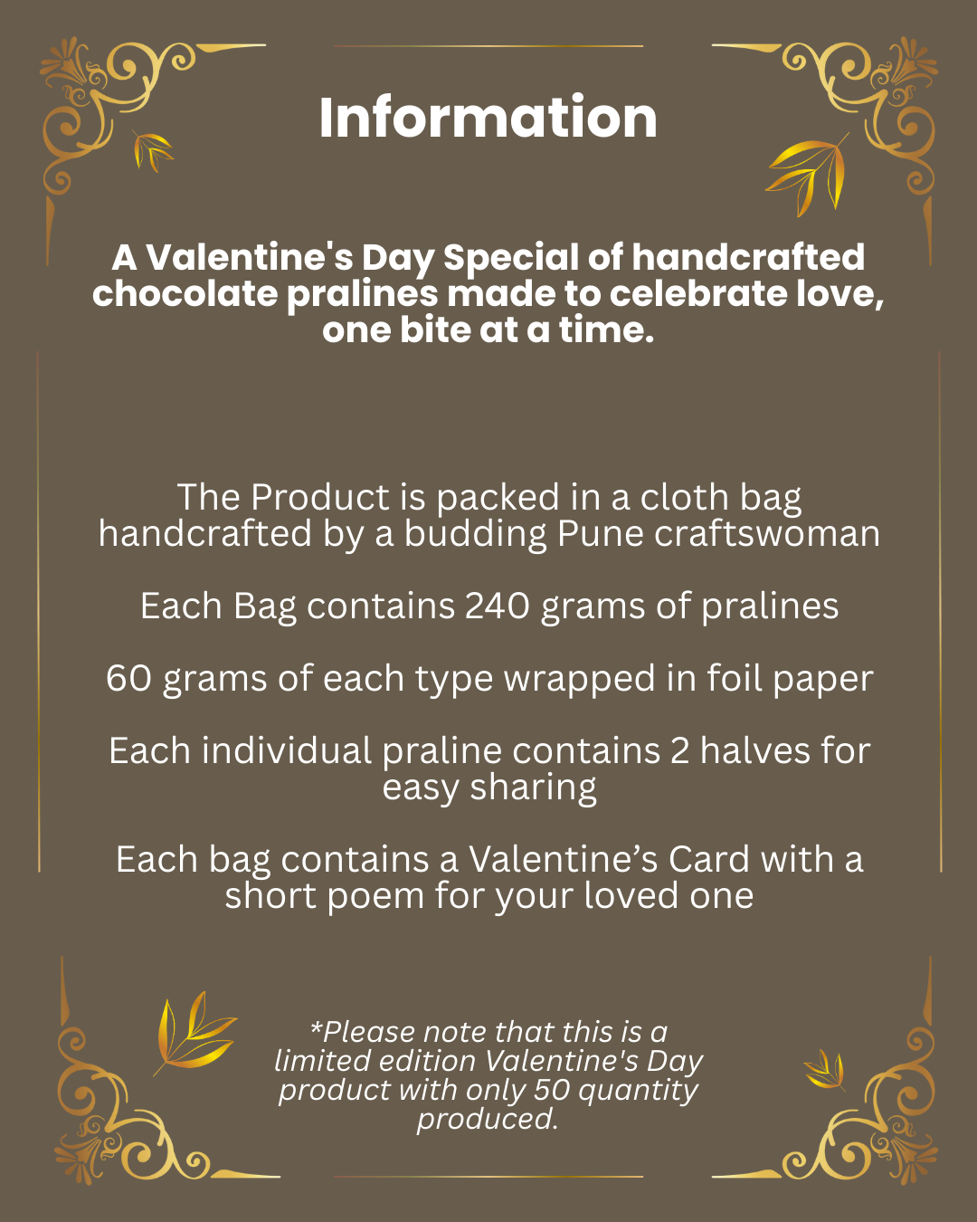 Information about the product: Bag Of Love
